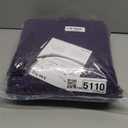 Przemy Fluffy Runner Rug for Bedroom Living Room, 2x6 Feet Dark Purple Shag Area Rugs, Soft Fuzzy Carpet for Bedside Nursery Kids Room College Dorm, Plush Throw Rug for Home Decor