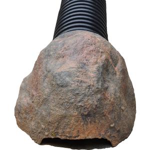 Fake Rock Corrugated Pipe Cover