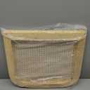 Yerliker 1 Pack Cane Chair Replacement, Natural Chair Replacement Cane Seat for Home Office, Ash Wood and Rattan (Yellow)