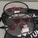 Yonex GR 303 Combo Badminton Racquet with Full Cover, Set of 2 (Black)