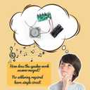 Science Kits for Kids Age 8-12 12-14, STEM Kits for Kids Age 8-10, STEM Toys Build Your Own FM Radio Kit, DIY Electronic Snap Circuits Projects Gifts for Teen Girls Boys 9 11 13 15 16+ (Classic Wood), Compact