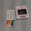 Kids Camera Instant Print, 1080P HD Digital Video Kids Instant Camera for Girl Boys, Toddler Toys for Children Age 3-12 with 3 Rolls Print Paper & 32G Card (Pink)