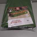 ZOBER Underbed Christmas Ornament Storage Box - Stores 64 3" Ornaments, With Dividers - Tear Proof 600D Oxford Fabric, Ornament Organizer Storage Box, Durable Christmas Containers Holder - Green