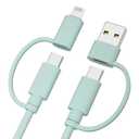 Elebase for Samsung Galaxy Tab S10 Charging Cable 10FT,60W Fast Charger Cable,USB C Power Cord with USBA Converter/iOS/Type C for Galaxy Tab S9 S8 S7 S25 S24,A56 A55 A54 A53 Plus Ultra,Z Flip Fold 7