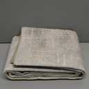 Washable 2x6 Thin Runner Rug: Abstract Soft Entryway Doormat Water-Resistan Hallway Bathroom Kitchen Carpet with Non-Slip Backing Modern Living Room Bedroom Decorative Carpet2x6,Beige/Cream