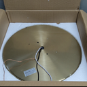 2 Pack 12 Inch Brushed Gold Metal Flush Mount LED Ceiling Light,3000K-5000K 20W Thin Round Ceiling Lamp,Modern Low Profile Ceiling Light Fixtures for Bedroom Living Room Kitchen Bathroom