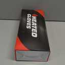 Rechargeable Heated Gloves, 3-Level Heat Settings, Waterproof Touchscreen Winter Gloves for Skiing, Cycling, Hiking (Large)