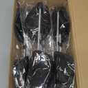 6 Pairs Plastic Shoe Trees for Men (Black)