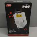 JAKI Black Cat Swing Clock Building Blocks Set,Cat Clock with Moving Eyes and Tail, Battery Operated Wall Clock,Home Decoration and Collectible for Adults & Kids 12+