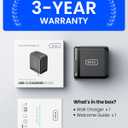 INIU 45W USB C Fast Charger, Support Samsung Super Fast Charging 2.0, PD Compact Foldable Dual Wall Charger Block, for Samsung S23 S22 Ultra/Note iPhone 16 15 Pro iPad Pro MacBook Air Steam Deck etc