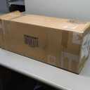 6ft Artificial Snow Flocked Hinged Christmas Tree with Metal Stand