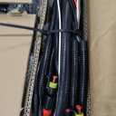 Rough Country Power Running Boards with LED Step Lights for Chevy Silverado/GMC Sierra 1500/2500HD/3500HD, Crew Cab (2014-2018) - Dual Motor Electric Powerstep Board & Retractable Truck Steps