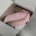 seenda Ergonomic Mouse Wireless, MOU-302 Bluetooth Vertical Mouse Rechargeable, Volume Knob, Silent Mice & 1000/1600/2400 DPI, 3 Multi-Device Connection for Windows/PC/Laptop/Mac/MacBook, Pink