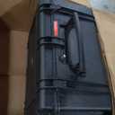 Monoprice Weatherproof Hard Case - 33 x 22 x 17 Inches, With Wheels and Customizable Foam, Shockproof, IP67, Ultraviolet And Impact Resistant Material, Black - Pure Outdoor Collection, 145.8 Liter