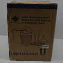 ARC 32QT Stainless Steel Stock pot 6-Piece For Seafood Boil Pot with Basket and Steamer Rack,Cookware for Crawfish Crab Shrimp Lobster Boiling Pot, Turkey Fryer Pot, Tamale Steamer Pot with Strainer