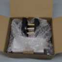 JO.KO Entry Door Lock Set, Square Door Lever for Bedroom, Passage Door Privacy Locking Interior/Exterior Entry Door Knob/Heavy Duty (1 Pack, Matte Black)