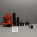 1500,000 RPM Cordless Leaf Blower - 21V Powerful Electric Handheld Leaf Blower with 24.0Ah Batteries &Fast Charger, 6 Speed,Lightweight for Yard,Deck,Lawn,Blowing Leaves,Patio,Dust,Snow Cleaning (Red)