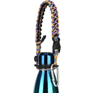 Greant Paracord Handle for Most Cola-Shaped Water Bottle Carrier, Functional Water Bottle Strap Compatible with MIRA, Fit SWELL Narrow Mouth Bottles 12oz, 17oz and 25 oz
