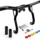 Motorcycle Engine Guard Crash Bar Compatible with Harley Davidson Touring Street Glide Road Glide Road King Electra Glide Ultra Limited Flat Out Bar Black 2014-Up