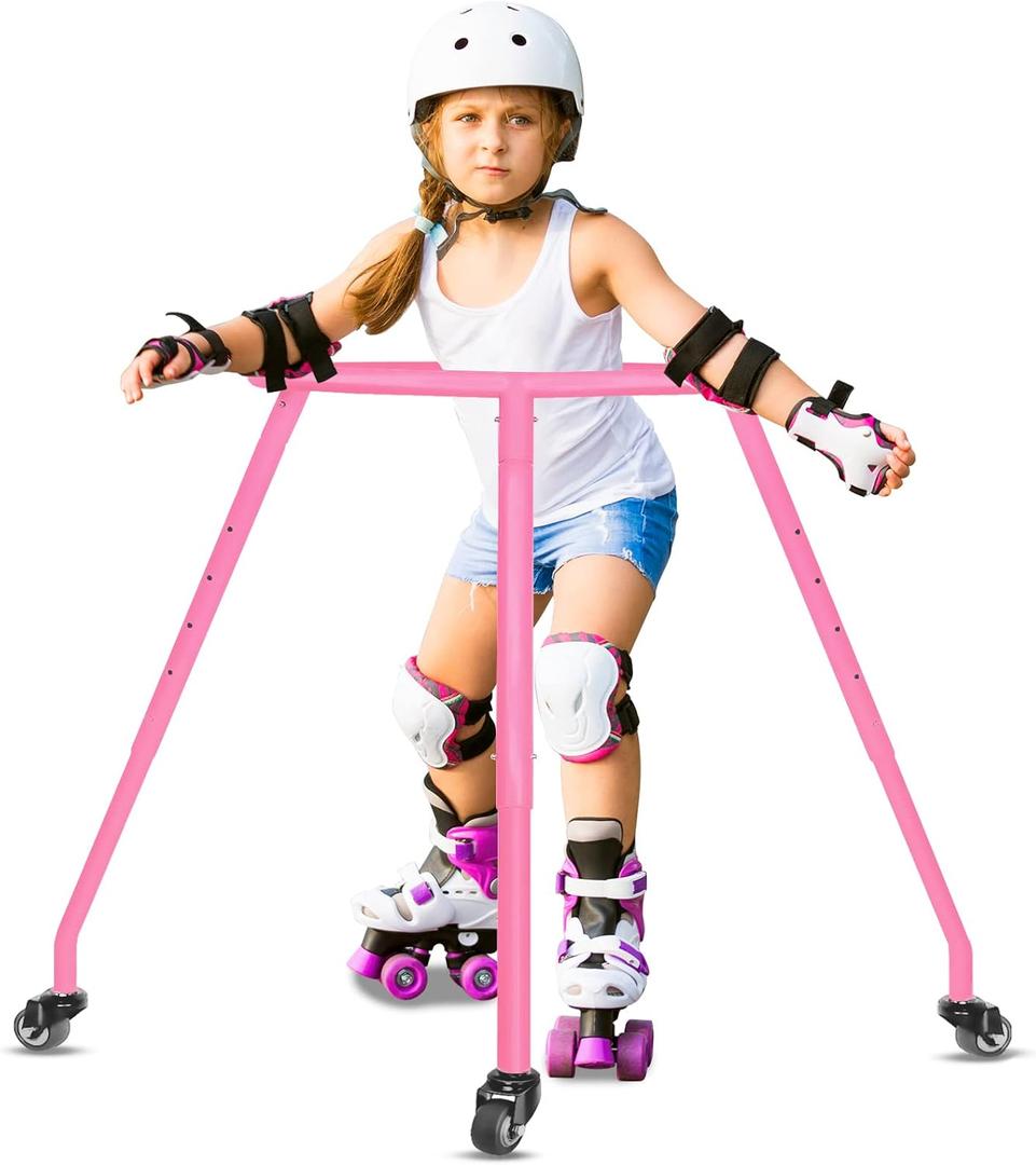 Skater-Aid, Skate Trainer, Trainer Roller Skates, Skating Trainer, Roller Skate Trainers, Skate Trainers, Roller Sckate Trainer, Skate Mate for Roller Skating (Pink)