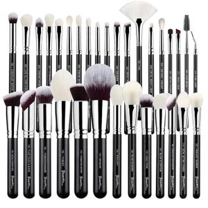 Pro Makeup Artist Brushes Set 32Pcs Luxury Goat Hair Horse Hair Makeup Brush Set Eye and Face Brushes for Every Possibility By Bueart Design