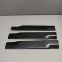 Lawn Mower High-Lift Blades Replace for Husqvarna 539100340 539118420 Ferris IS1500Z 5020843S Bobcat 112111-01 Exmark 1520843 Gravely 00273000 04919100 3 Pack