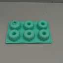 3Pcs Silicone Original Cake Pan, 6Cavity Mini Heritage Cake Silicone Mold for BakingNon-stick Baking Mold for Cupcake Cornbread Brownie Jello (Original)