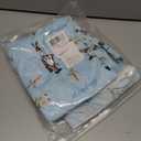 Mens Pajama Pants Soft Lightweight Lounge Sleep Pants, PJ Bottoms with Two Pockets (Blue, L)