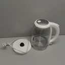 Cosori Electric Kettle, No Plastic Filter & Spout, Tea Kettle & Hot Water Boiler For Coffee & Tea, Water Heater & Teapot, Automatic Shut Off, Borosilicate glass, White, 1.7L/1500W (1.8 Quarts)