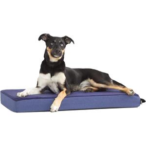 Barkbox Orthopedic Dog Bed with Memory Foam, Premium Comfort for Dogs and Puppies, Dog Bed for Joint Relief and Restful Sleep, Durable and Easy to Clean - Navy, Medium