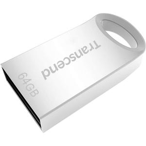 Transcend 64GB JetFlash 710 USB 3.1/3.0 Flash Drive (TS64GJF710S), Silver