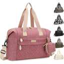 Diaper Bag Tote - Diaper Baby Bags with Pacifier Case, Shoulder Straps, Stroller Clips, Waterproof Large Mommy Bag Maternity Bag Travel Baby Bag for Mom and Dad, Pink (Red)