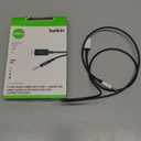 Belkin F7U079bt03-BLK Rockstar 3.5 mm to USB-C Audio Cable, 3 Feet