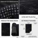 Ultra-Soft Black Area Rug (5' x 8') – Non-Slip Gripper Backing, Plush High-Pile Accent Rug for Living Room, Bedroom & Home Office