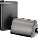 Herdio 6.5 Inch 400W Outdoor Speakers Wired Waterproof with Powerful Bass,Wall Mount Speakers for Patio Garage Covered Deck,All-Weather Durability (Pair,Black)