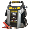 Stanley Tools 1,000-Amp-Peak 12-Volt Rechargeable Jump Starter with Air Compressor, J5C09 in Black