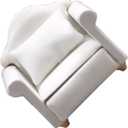 Handcrafted Wooden Mini Sofa for 1:12 Scale Dollhouse  Realistic Furniture Accessory with Pillow for Interior Design & Craft Projects (8x6.5x7.5 cm)