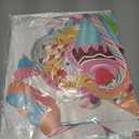 Epakh 21 Pcs Christmas Candy House Door Cover Large Christmas Door Decorations Candy Porch Banner with Lollipop Cutouts Porch Sign Backdrop for Wall Window Decor