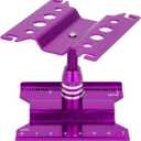 Aluminum Repair Station Work Stand Assembly Platform 360 Degree Rotating for 1/16 1/18 1/24 RC Crawler Axial SCX24 Traxxas TRX4M (Purple)