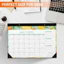Desk Calendar 2025-2027, October 2025 to April 2027, 21 Months Calendar with TO-DO List 16.5 * 12 Inch, 2025-2027 Desk Calendar for Home or Office Planning and Organizing