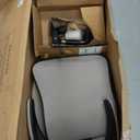 Synorla Office Chair, Ergonomic Desk Chairs 330LBS Capacity High Back Mesh Computer Chair with Flip-up Armrests, Comfy Work Chair with Adjustable Lumbar Support (One Size, Gray Black)