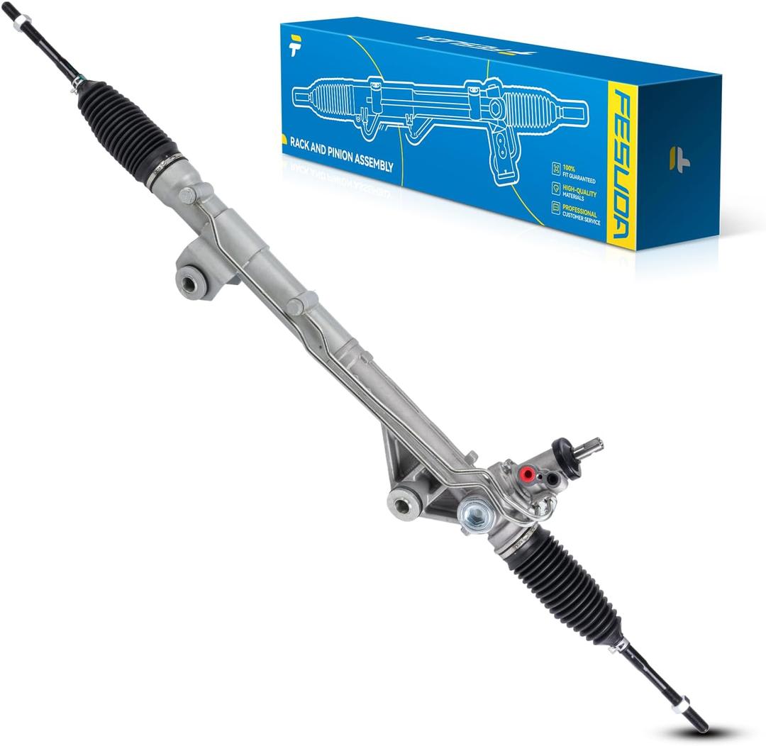 PHILTOP Power Steering Rack and Pinion Compatible with Ford F-150 2009-2010 5.4L, F-150 2009-2010 4.6L, Hydraulic Rack and Pinion Replace 22-2038