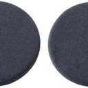 Yaspetala Dark Grey 15 Inch 2 Pack Round Memory Foam Chair Pad for Dining Room, Kitchen, and Office Use, Anti-Slip Round Stool Cushion, Comfortable Seat Cushion with Removable Cover