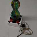 Hummingbird Feeder for Outdoors Hanging, Hand Blown Glass 24 OZ Capacity Hummingbird Bird Nectar Feeders with 4 Feeding Ports, Gifts for Women Mom Outside Garden Backyard Decor (Green)