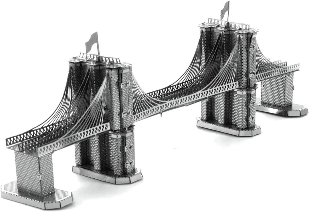 Fascinations Metal Earth Brooklyn Bridge 3D Metal Model Kit