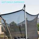 10pcs Black Trampoline Pole Covers,Plastic Replacement Trampoline Parts, Protective Rod Caps for VOutdoor Use Various Models