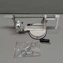 Apple Peeler Corer, Long lasting Chrome Cast Magnesium Alloy Apple Peeler Slicer Corer with Stainless Steel Blades and Powerful Suction Base for Apples and Potato(White)