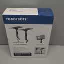 Vondynote Pair of Studio Monitor Stands Desk Clamp Speaker Stands 0-12Tilt Height Adjustable with Cable Management