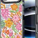 for iPhone Air Case Cute - Durable Shockproof 6.6 ft Drop Impact Phone Case - Funny Passion Flower Design for iPhone 17 Air (6.5") Black