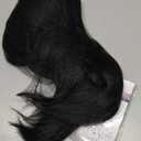 KRSI Kinky Straight V Part Wigs 20inch Synthetic Black U Part Wig Thin Leave Out Glueless V Part Half Wig Clip In Kinky Hair Wigs for Black Women